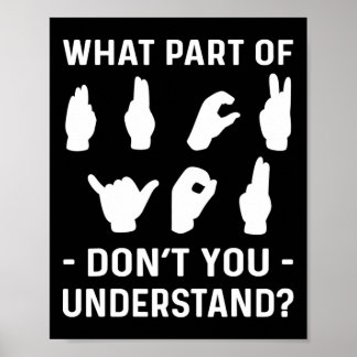 Poster Consciência. Sensibilização de Asl