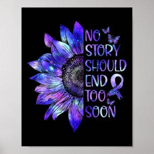 Poster Consciência sobre Overdose Nenhuma História Deve T