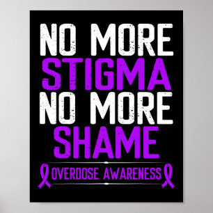 Poster Consciência sobre Overdose Sem Mais Estigma Vergon