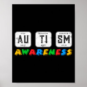 Poster Consciencialização Diversidade Autista Justiça Cam