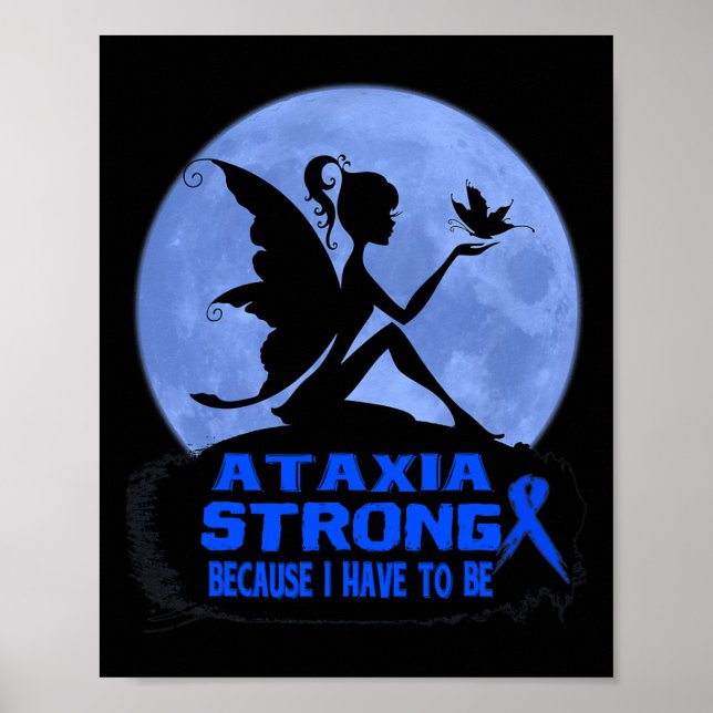 Poster Conscientização da Ataxia  (Frente)