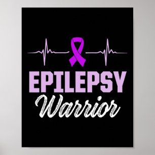Poster Conscientização da Epilepsia Guerreiro Epilético S