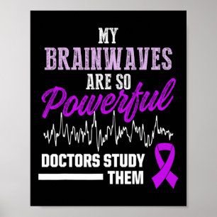 Poster Conscientização da Epilepsia Guerreiro Epilético S