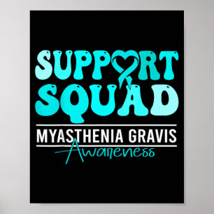 Poster Conscientização da Miastenia Gravis Apoio Miasteni