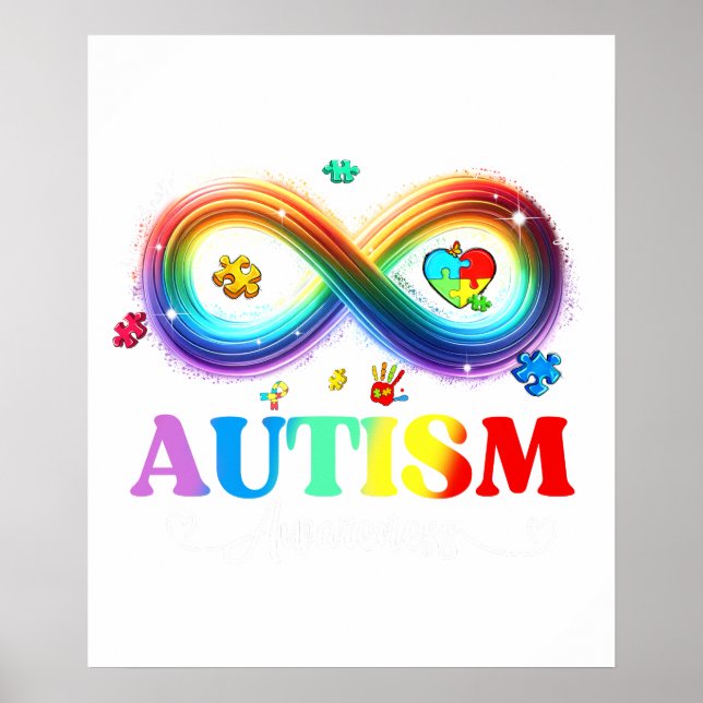 Poster conscientização do autismo (Frente)