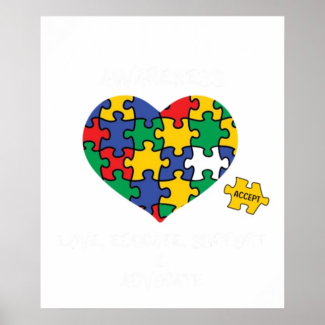Poster conscientização do autismo (Frente)