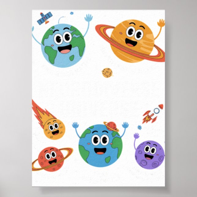 Poster Conscientização do Autismo Professor Neurodiversid (Frente)