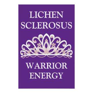 Póster Conscientização do Líquen Escleroso "Energia Guerr