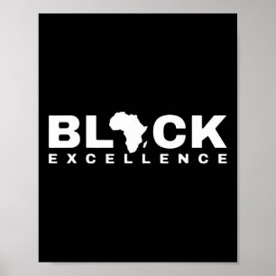 Poster Conscientização do Mês da História Negra Afro-Amer
