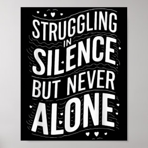 Poster Conscientização do Suicídio Depressão Ansiedade Sa