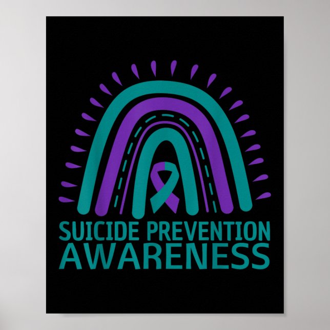 Poster Conscientização Prevenção Suicídio Saúde Mental Ar (Frente)