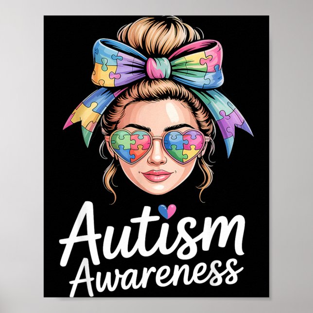 Poster Conscientização sobre autismo (Frente)