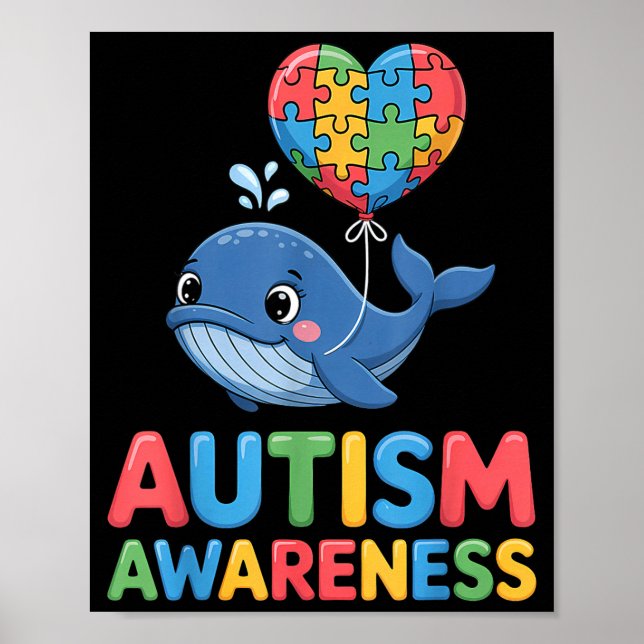Poster Conscientização sobre autismo (Frente)
