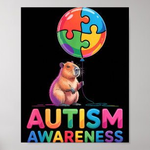 Poster Conscientização sobre autismo