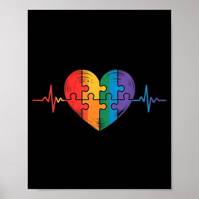 Poster Conscientização sobre autismo (Frente)