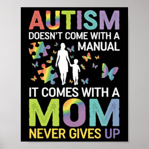 Poster Conscientização sobre Autismo 2025 Não Vem Com Um