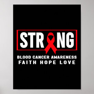 Poster Conscientização sobre Câncer de Sangue - Câncer de