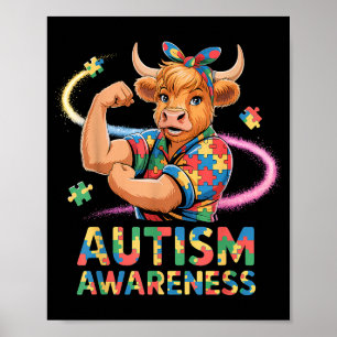 Poster Conscientização sobre o autismo