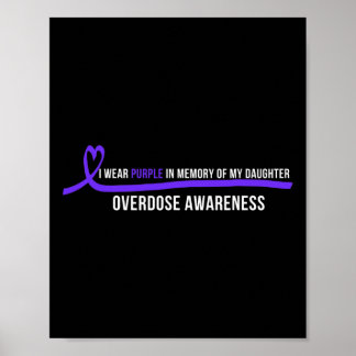 Poster Conscientização sobre overdose de filha eu uso rox