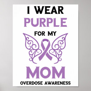 Poster Conscientização sobre overdose para minha mãe Mês
