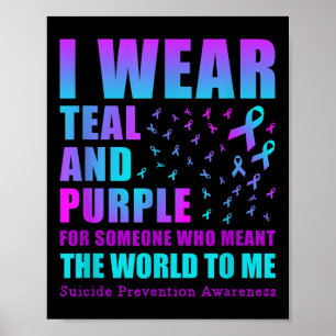 Poster Conscientização sobre Prevenção do Suicídio