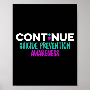 Poster Conscientização sobre Prevenção do Suicídio Fita R