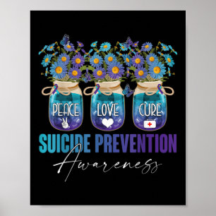 Poster Conscientização sobre Prevenção do Suicídio Sobrev