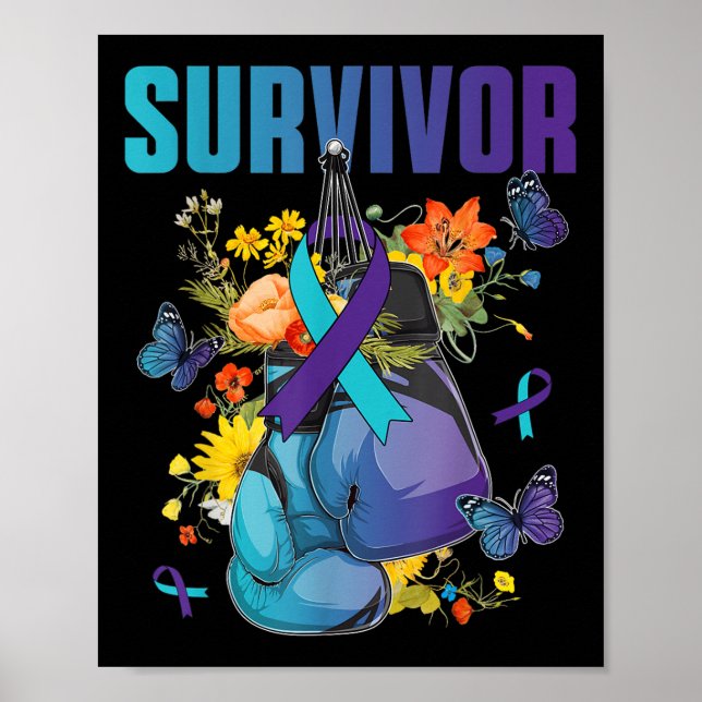 Poster Conscientização sobre Prevenção do Suicídio Sobrev (Frente)