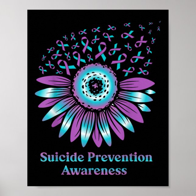 Poster Conscientização sobre Prevenção do Suicídio Sol Te (Frente)
