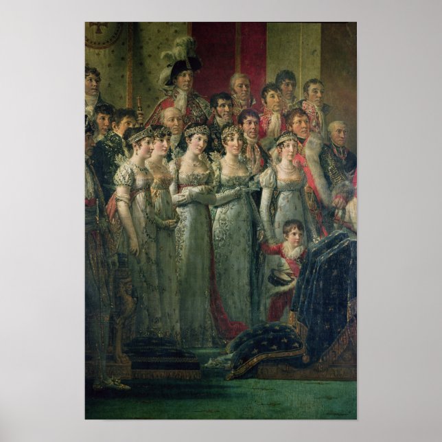 Póster Consecração de Napoleão e de Josephine (Frente)