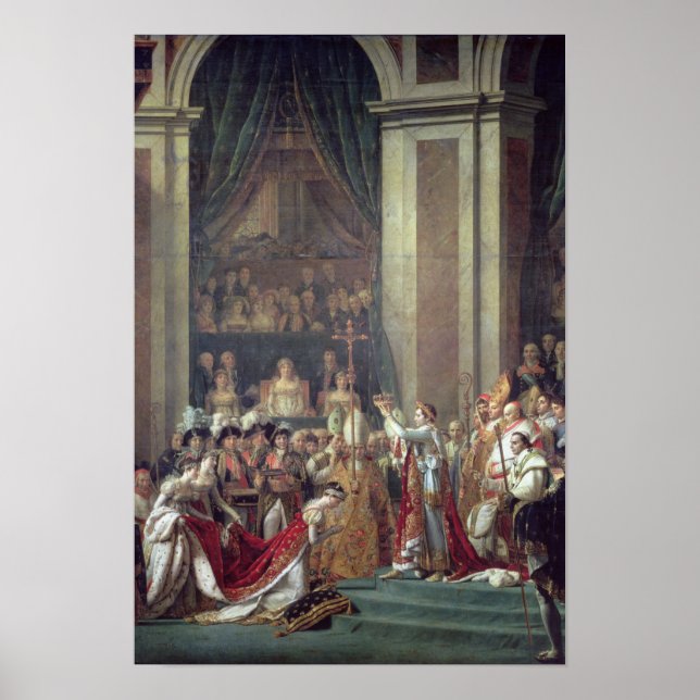 Póster Consecração de Napoleão e de Josephine (Frente)