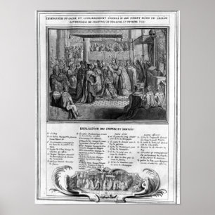 Póster Consecration and Coronation of Henri IV