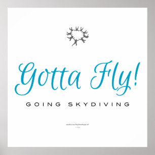 Póster Conseguiu voar! Skydiving indo