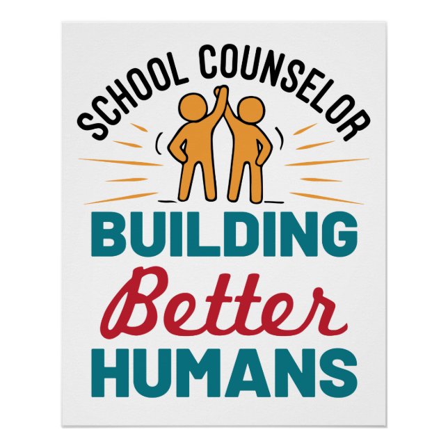 Póster Conselheiro Escolar Construindo Humanos Melhores (Frente)