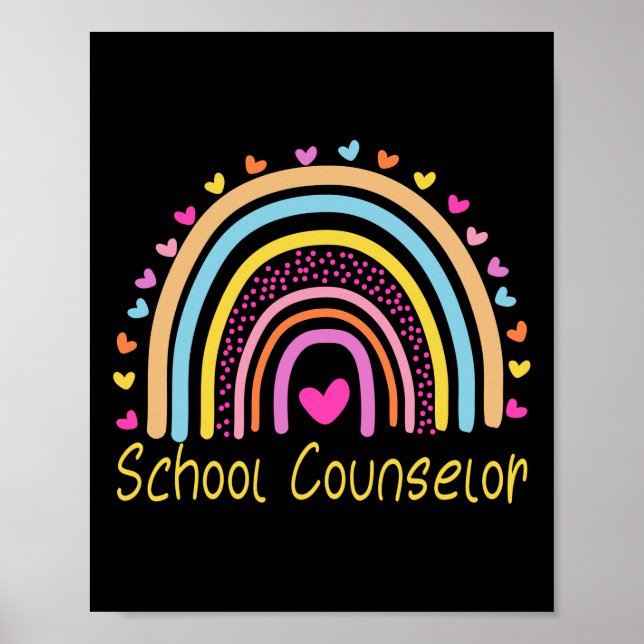 Poster Conselheiro escolar Rainbow (Frente)