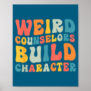 Poster Conselheiros Estranhos Constroem Caráter Citações