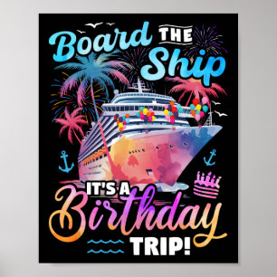 Poster Conselho A Nave É Uma Fenda De Cruzeiro De Anivers