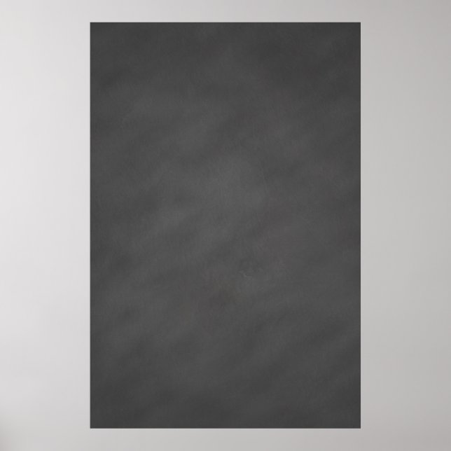 Póster Conselho Cinza Cinza  de paleta preto (Frente)