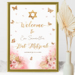 Poster Conselho de Espuma com Sinal de Bote Rosa Mitzvah<br><div class="desc">Conselho de Espuma com Sinal de Bote Rosa Mitzvah</div>