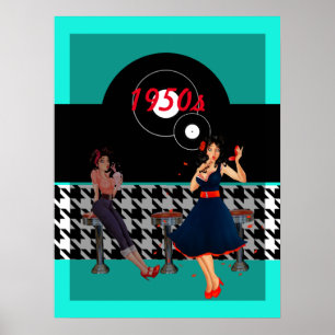 Poster Conselho de espuma de 1950 com verificação da Houn