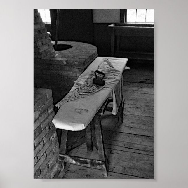 Póster Conselho De Ferro Antigo, Foto Preta E Branca (Frente)