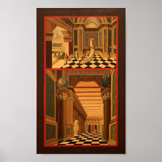 Póster Conselho de Rastreamento Masônico - Artesanato Fel (Frente)