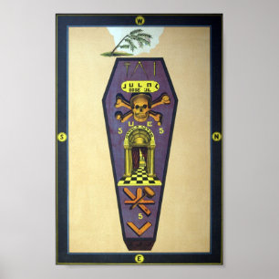 Póster Conselho de Rastreamento Masônico - Master Mason
