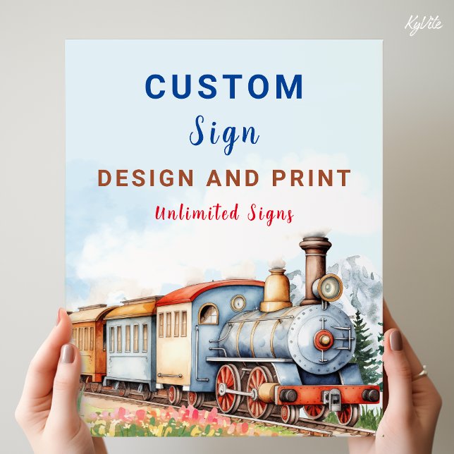 Poster Conselho de Sinal Personalizado de Aniversário do  (Criador carregado)