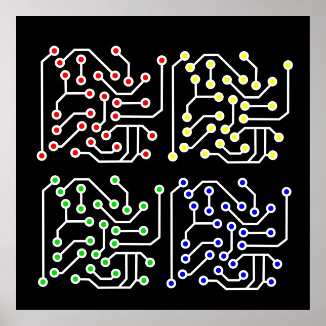 Póster Conselho do circuito impresso (Frente)