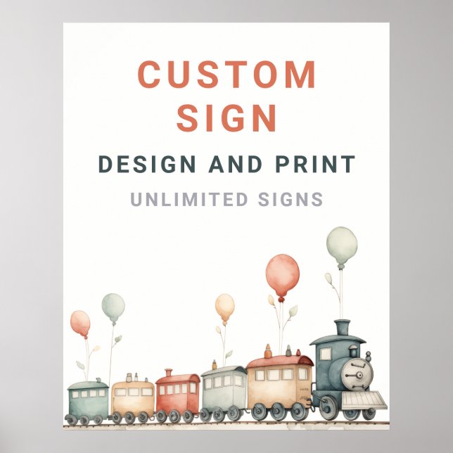 Poster Conselho Personalizado de Sinal de Aniversário do  (Frente)