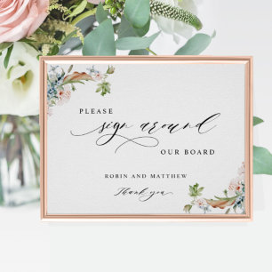 Poster Conselho "Sign Around", Sinal de Blooms Terrestres