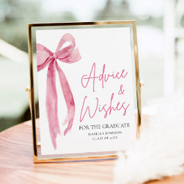 Poster Conselhos e Desejos de Formandos de Formando Rosa