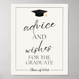 Poster Conselhos e Desejos para o Sinal de formando