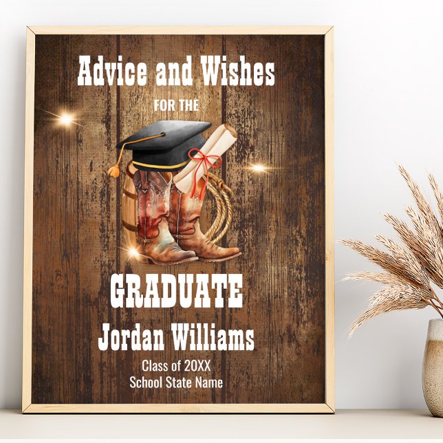Poster Conselhos Rústicos para o Graduado  (Criador carregado)
